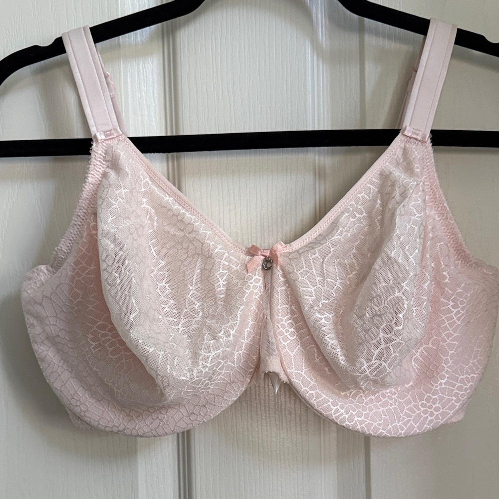 Chantelle C Magnifique Seamless Unlined Minimizer Soft Pink Bra
